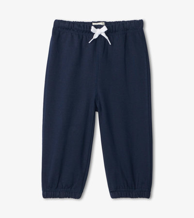 Navy French Terry Baby Joggers