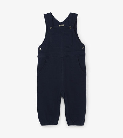 Salopette en tricot pour bébé – Bleu marine