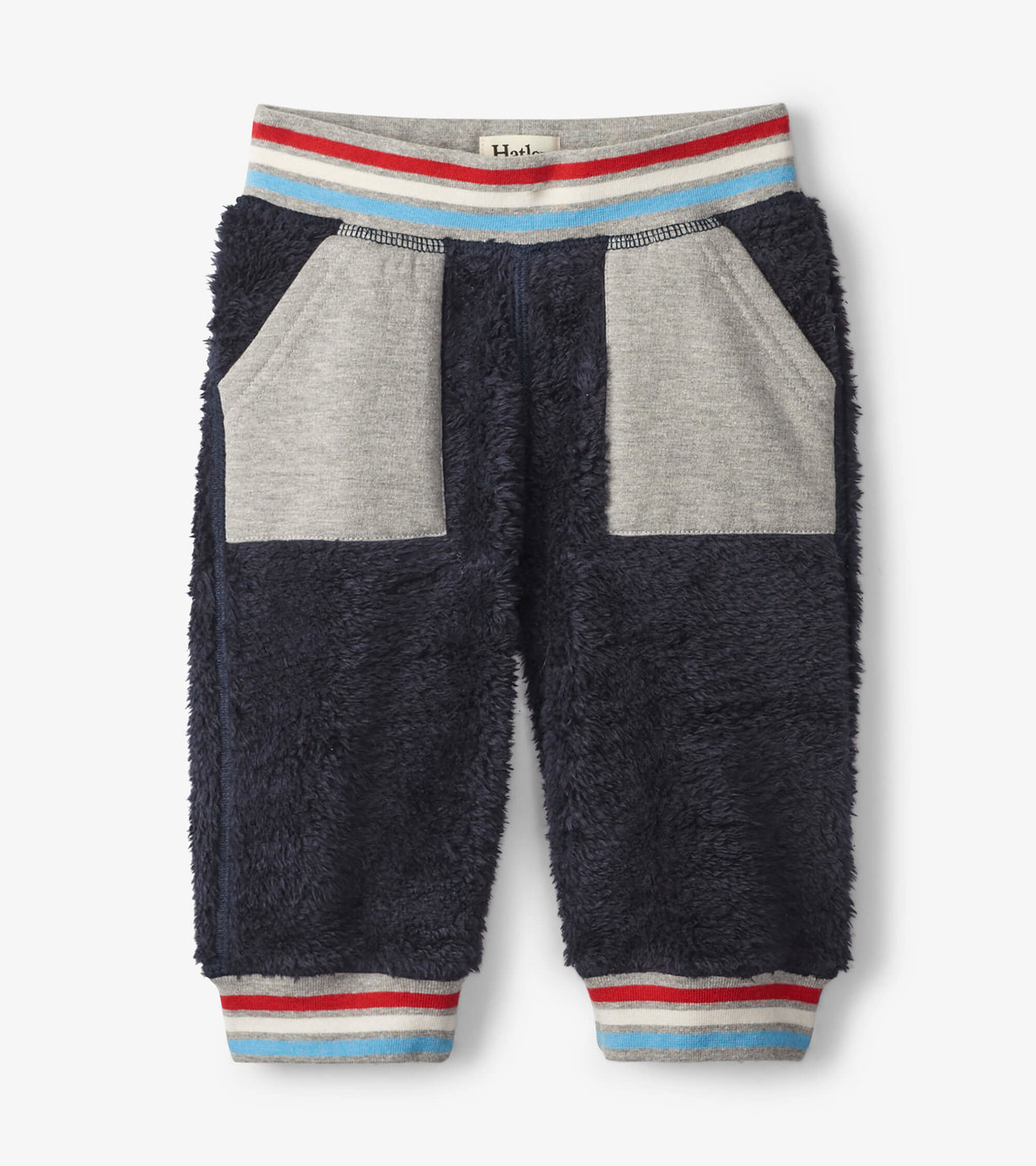 View larger image of Navy Sherpa Fleece Baby Joggers