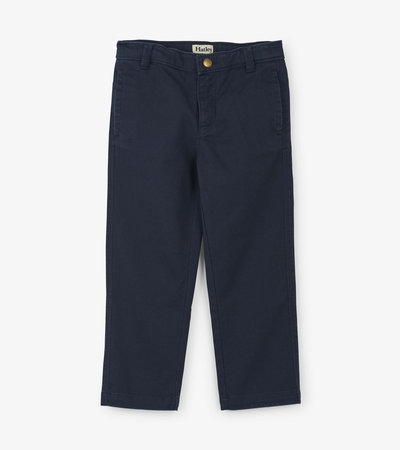 Pantalon en sergé – Bleu marine
