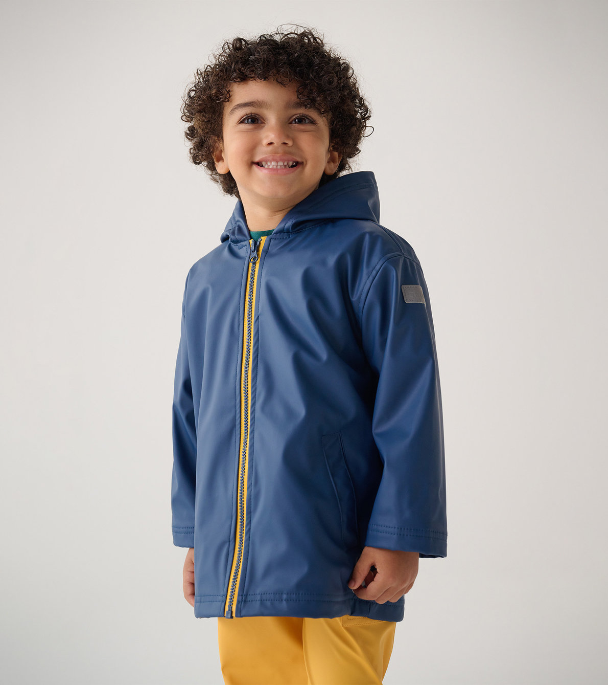 View larger image of Kids Navy Zip-Up Raincoat
