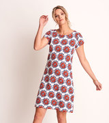 Nellie Dress - Painted Poppies