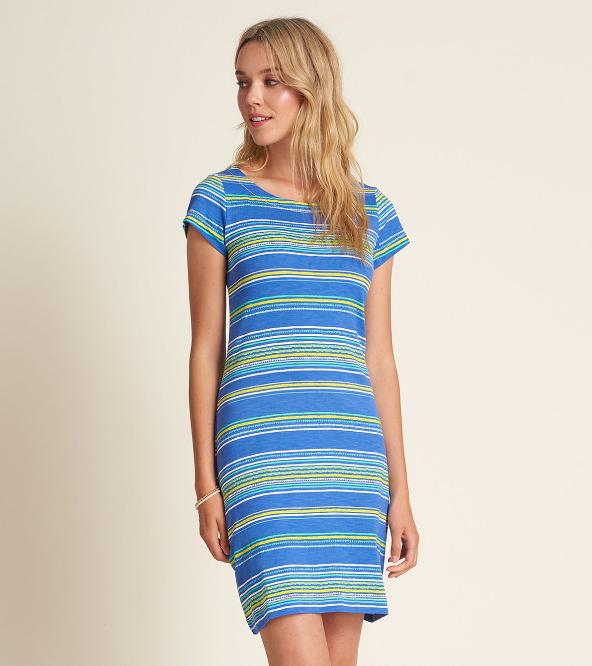 View larger image of Nellie Dress - Textured Stripes