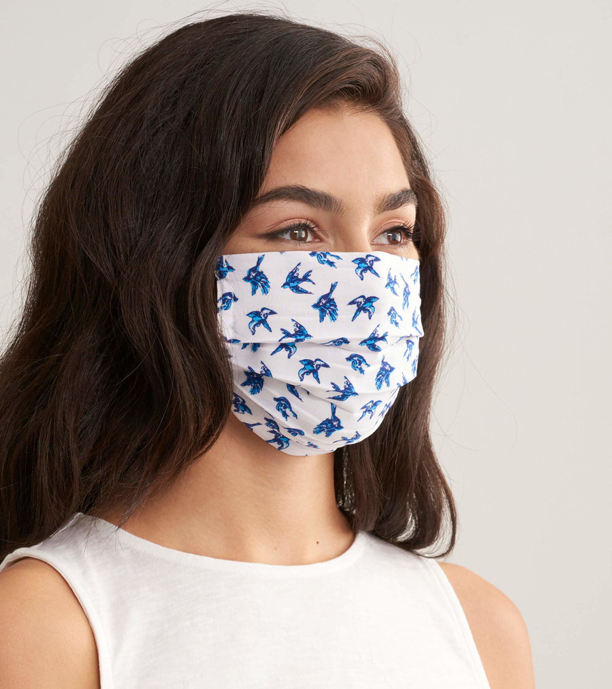 View larger image of Non-Medical Reusable Adult Face Mask - Ditsy Birds