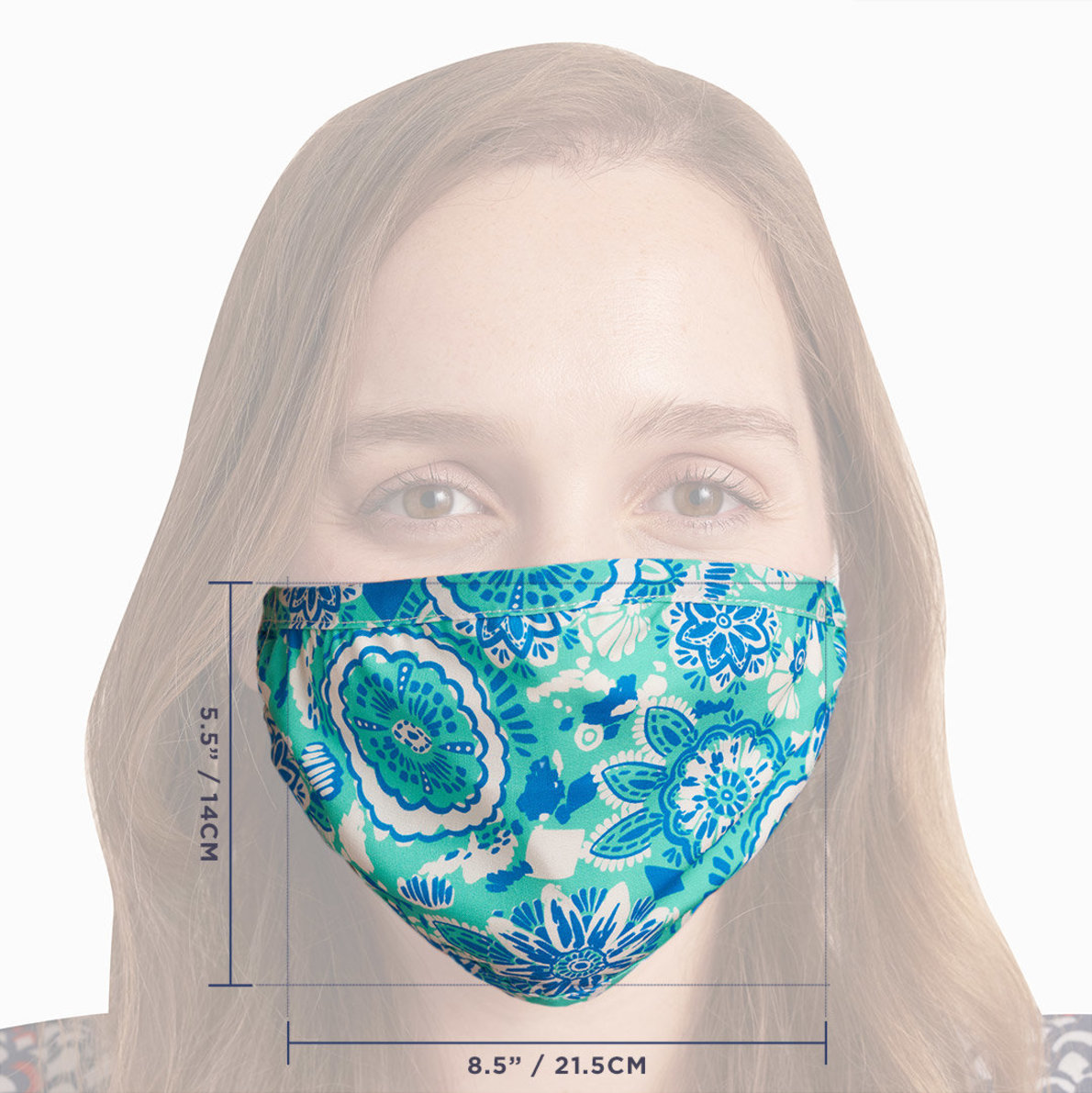 View larger image of Non-Medical Reusable Adult Face Mask - Floral