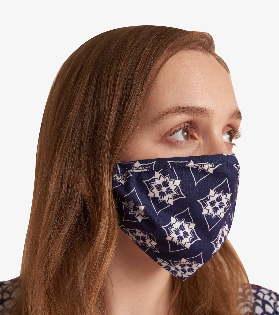 View larger image of Non-Medical Reusable Adult Face Mask - Geometric Flowers
