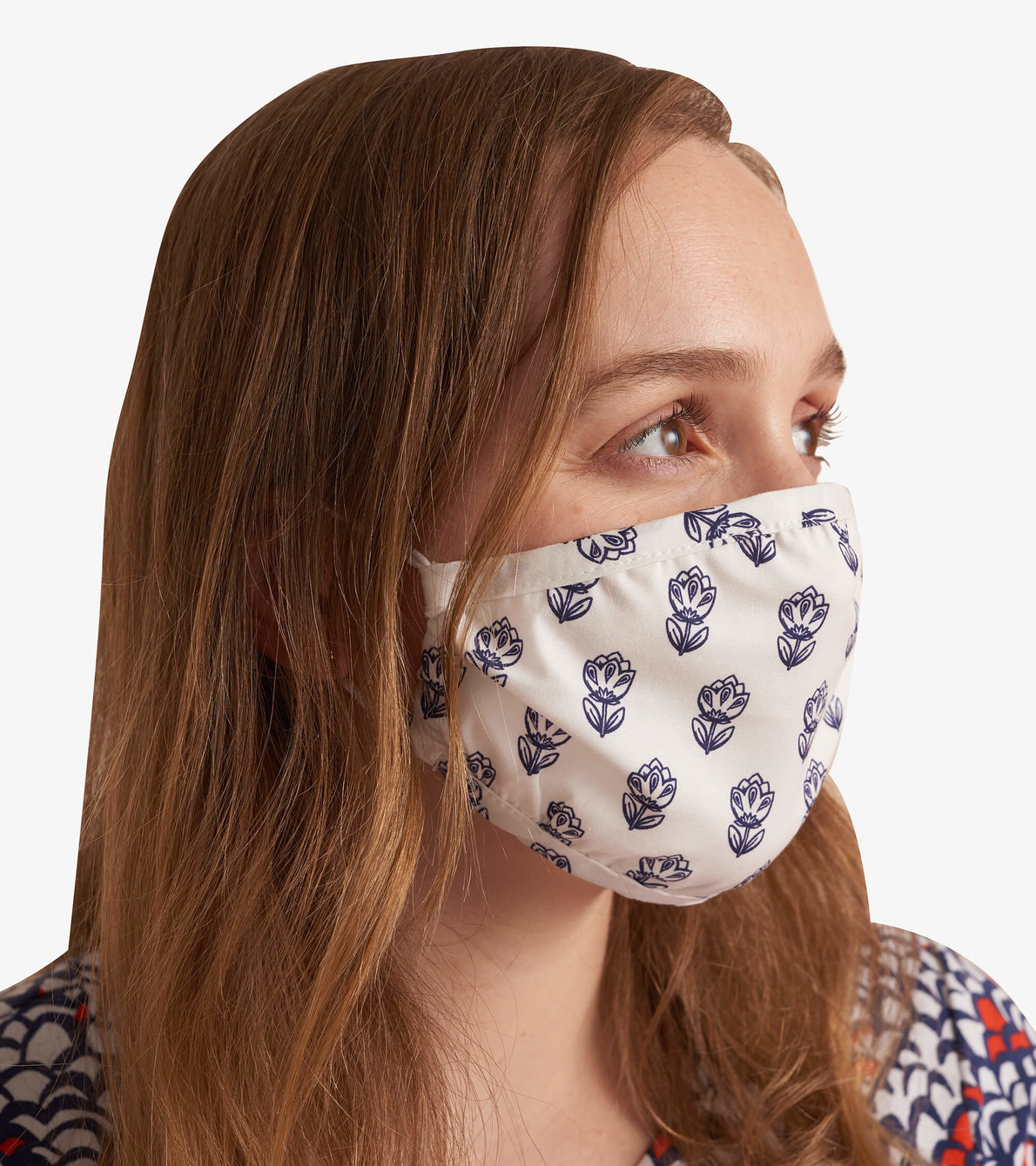View larger image of Non-Medical Reusable Adult Face Mask - Little Flowers