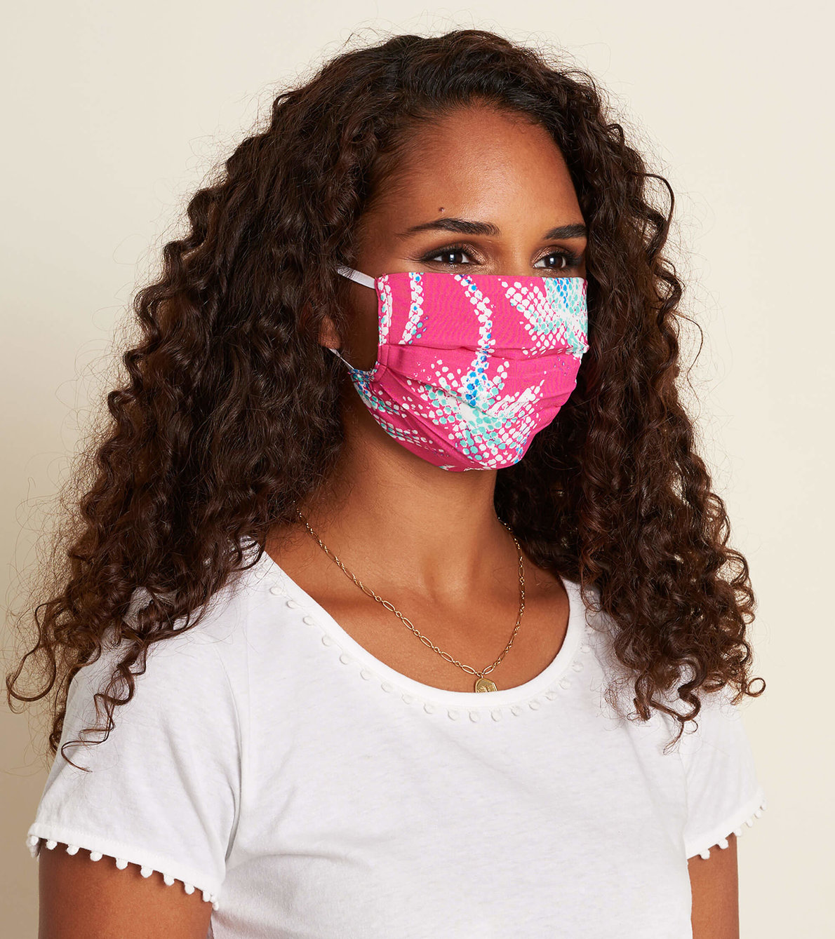 View larger image of Non-Medical Reusable Adult Face Mask - Palm Mirage