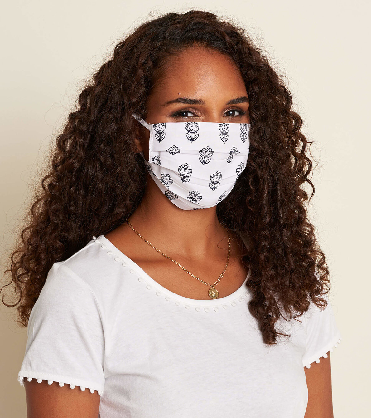 View larger image of Non-Medical Reusable Adult Face Mask - Shadow Flowers