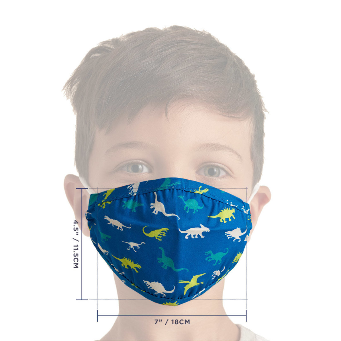 View larger image of Non-Medical Reusable Toddler Face Mask - Dinosaur Menagerie