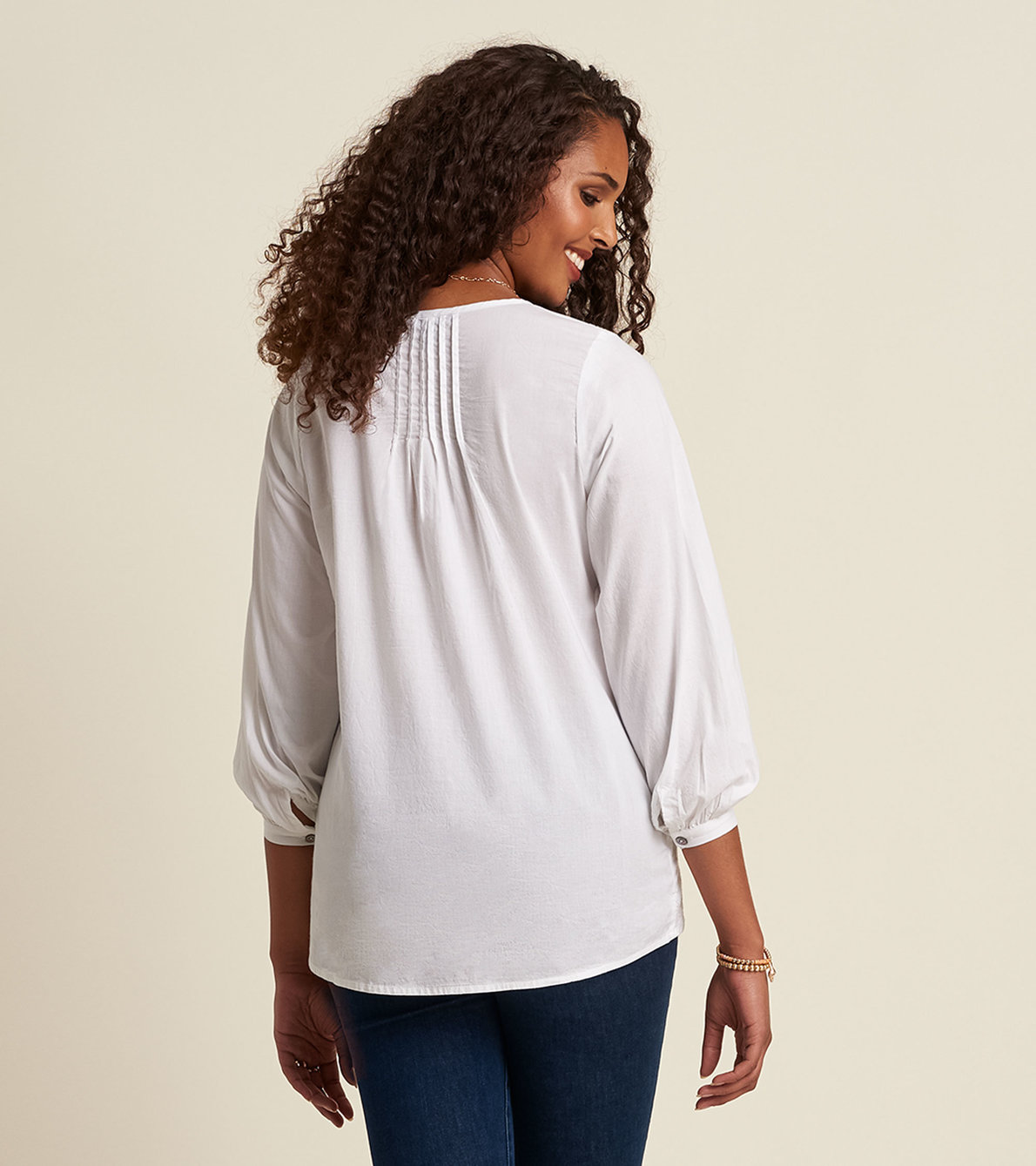 View larger image of Olivia Blouse - White