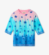Ombre Stars French Terry Baby Dress