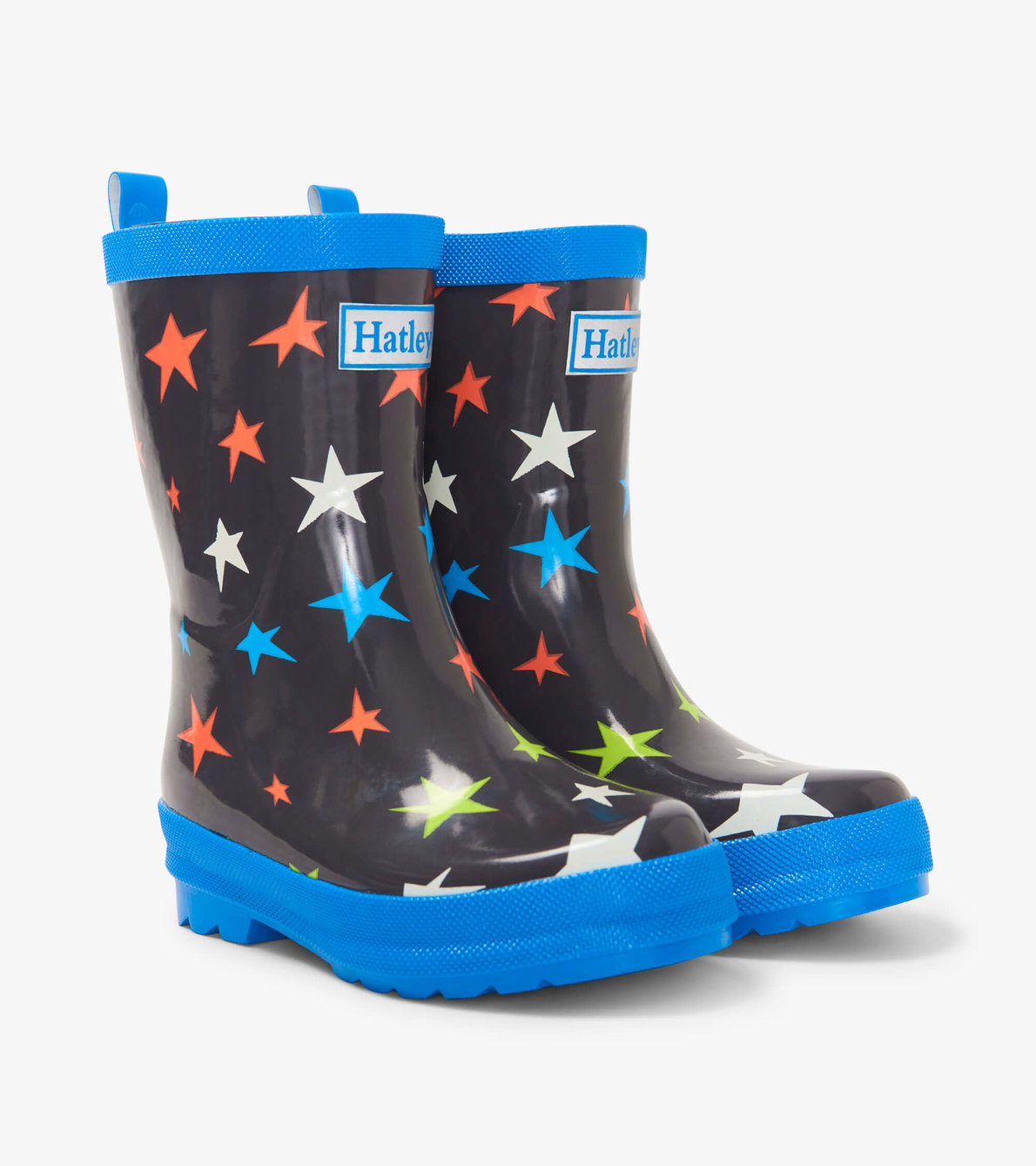 View larger image of Ombre Stars Shiny Rain Boots