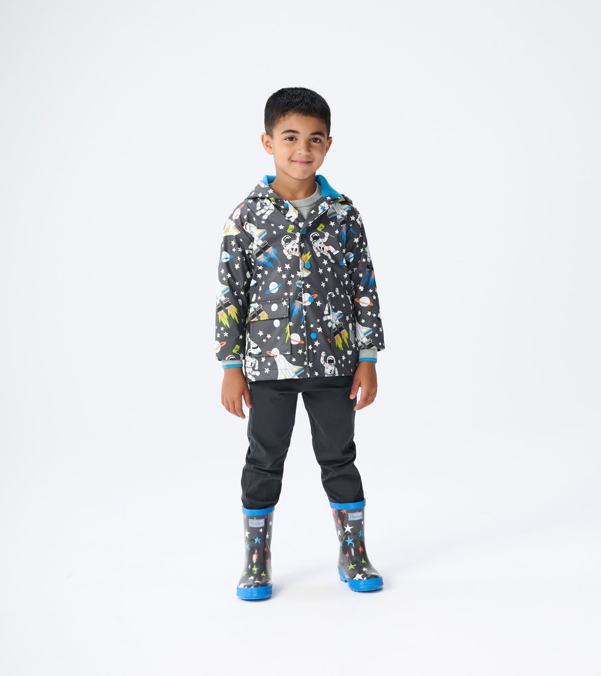 View larger image of Boys Astronaut Button-Up Raincoat
