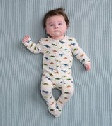 Painted Dinos Baby Footed Coverall