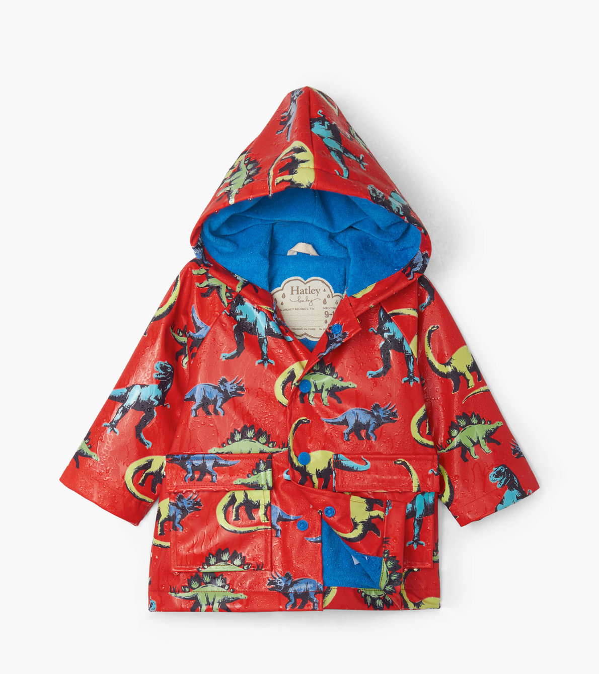 View larger image of Painted Dinos Colour Changing Baby Raincoat
