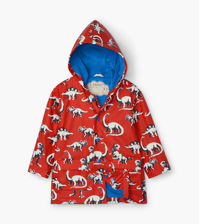 Painted Dinos Colour Changing Raincoat - Hatley US