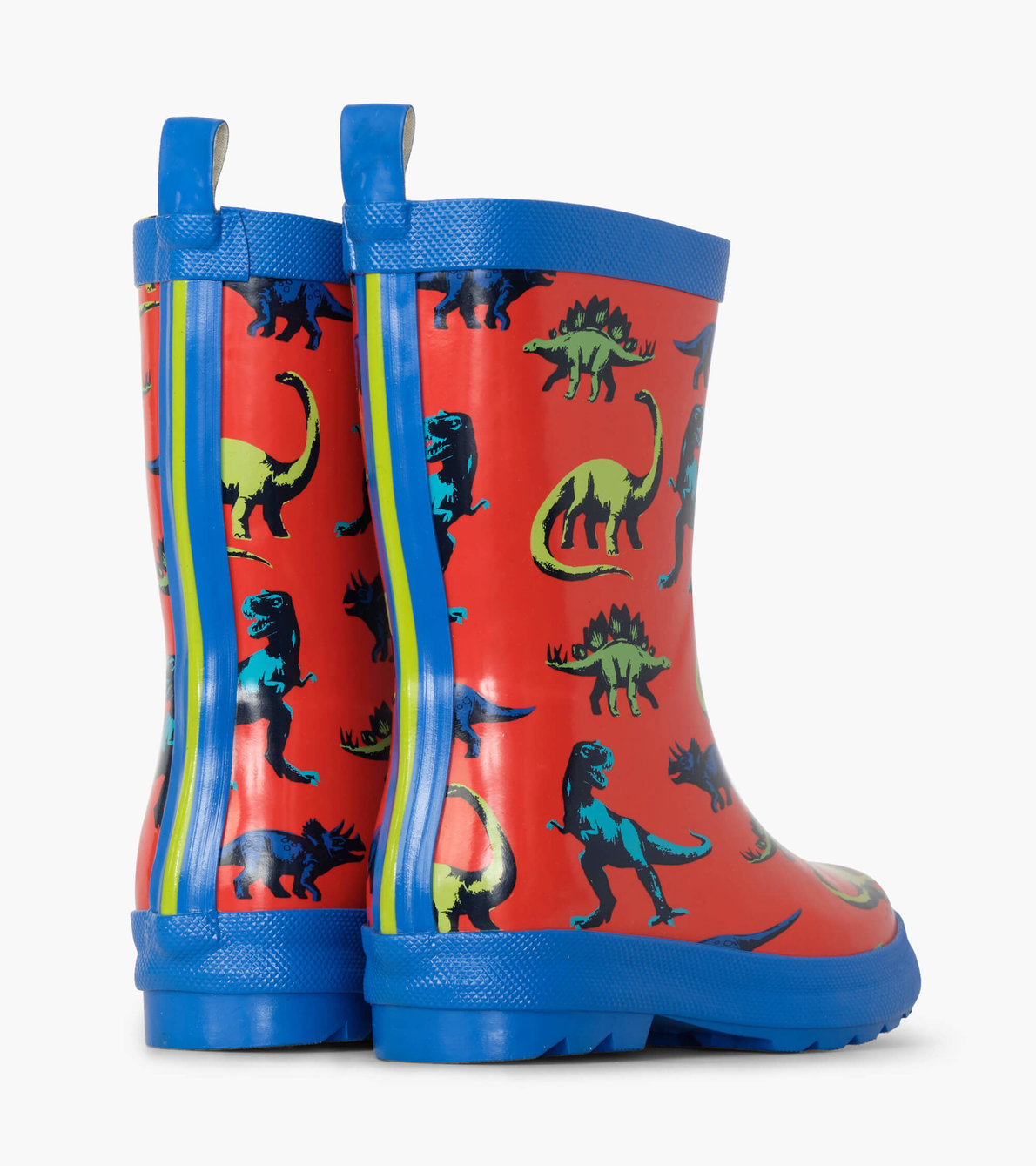 View larger image of Painted Dinos Shiny Rain Boots