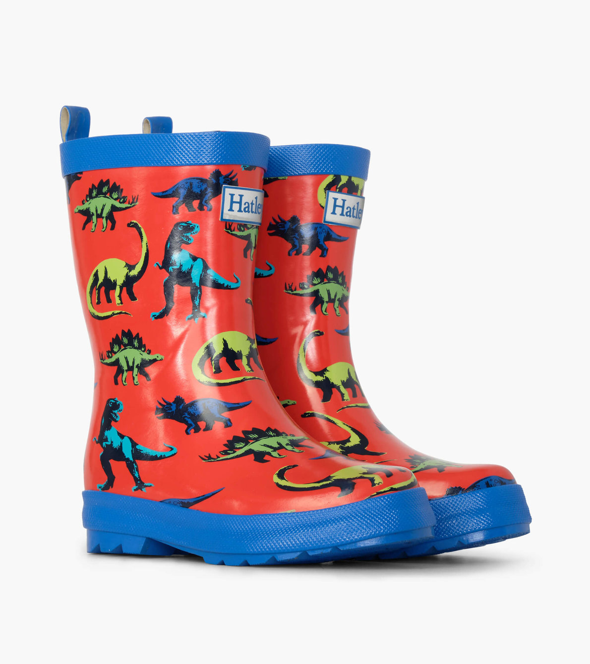 View larger image of Painted Dinos Shiny Rain Boots
