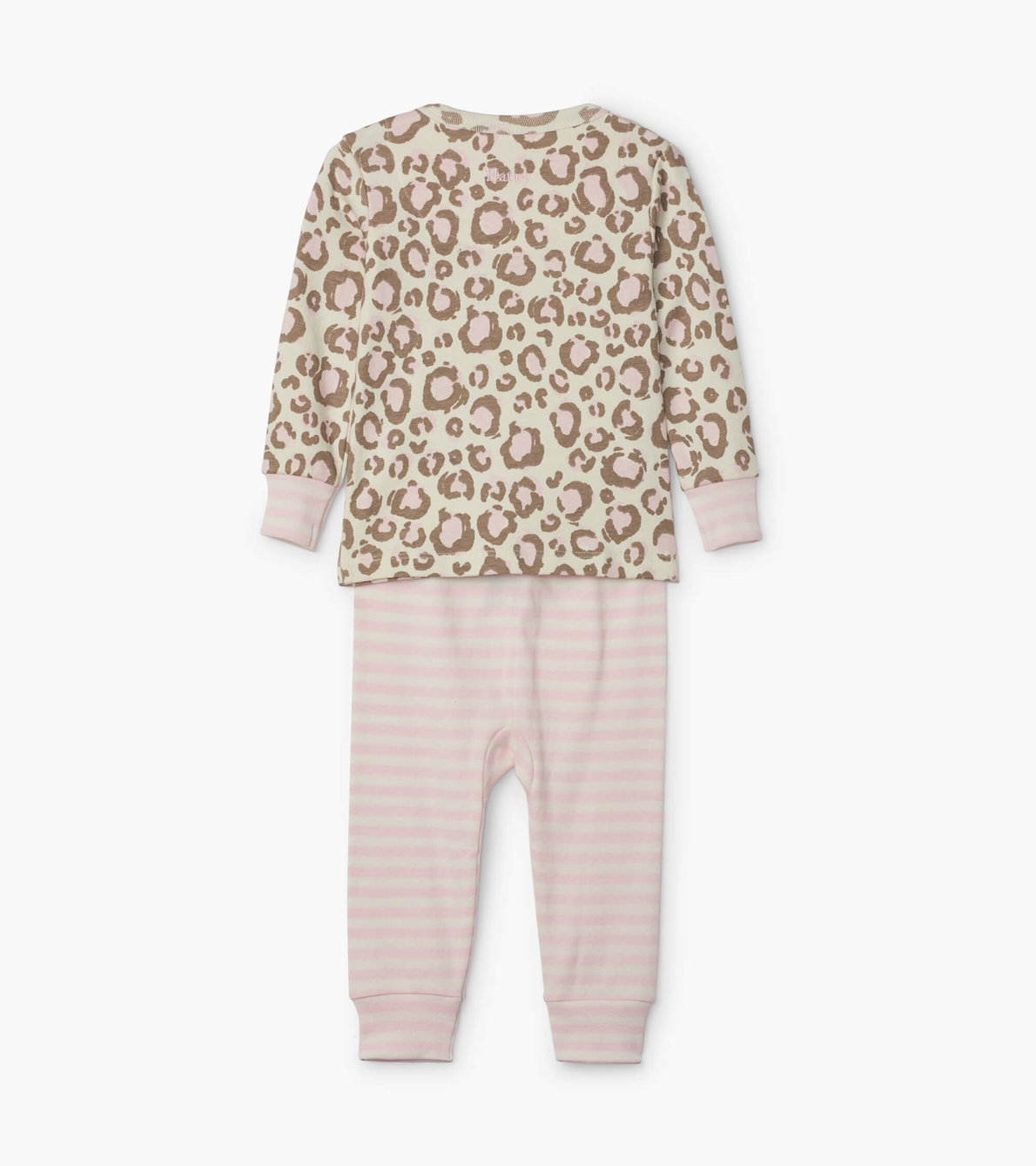 Agrandir l'image de Pyjama en coton biologique pour bébé – Motif léopard rose