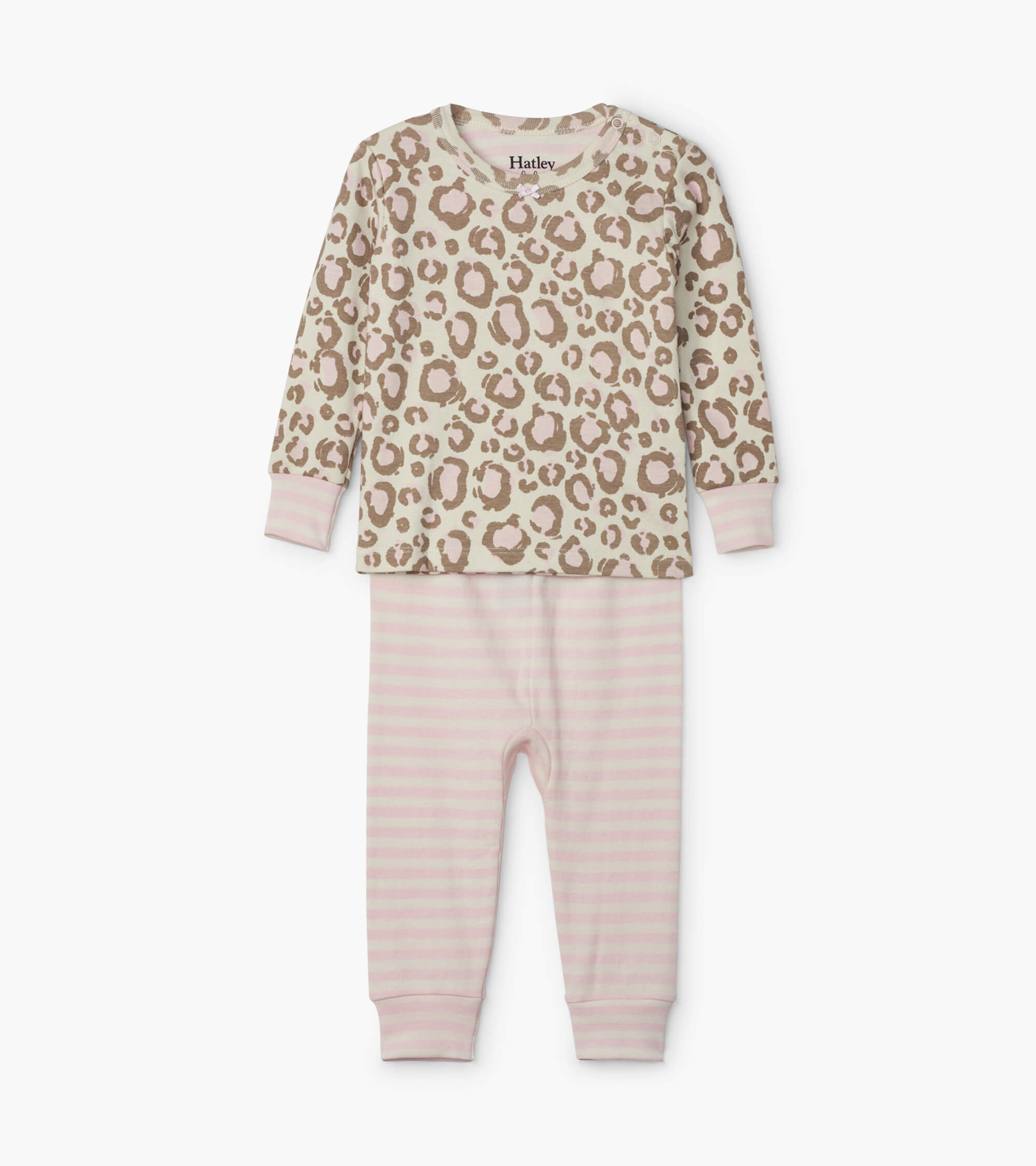 Painted Leopard Organic Cotton Baby Pajama Set - Hatley US