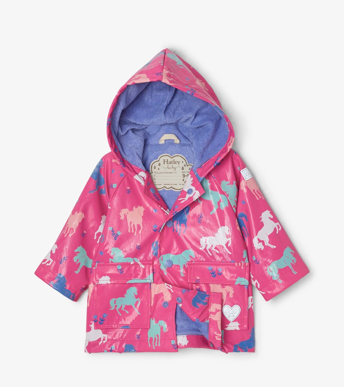View larger image of Painted Pasture Colour Changing Baby Raincoat