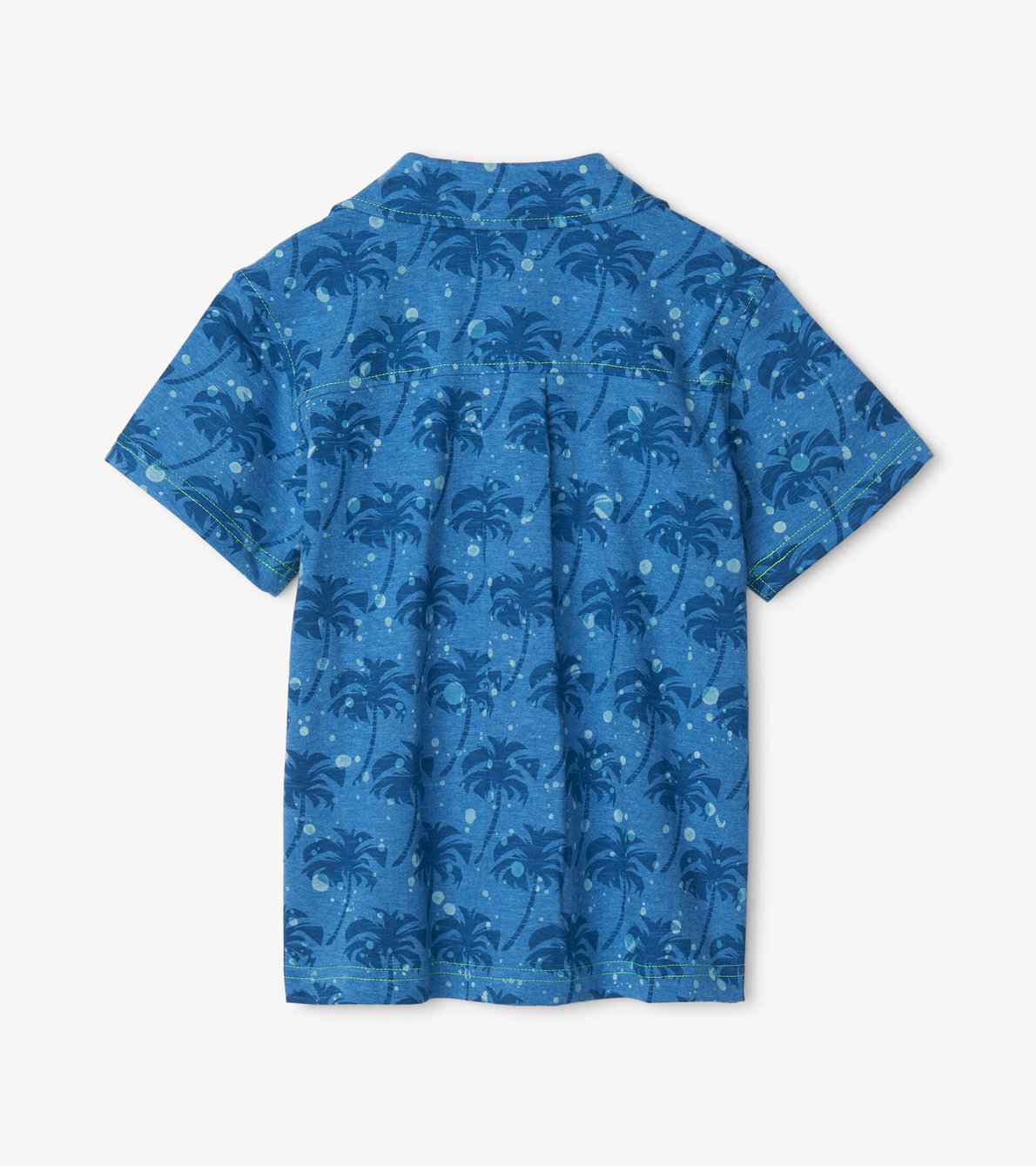 Agrandir l'image de Chemisier boutonné en tricot – Palmiers