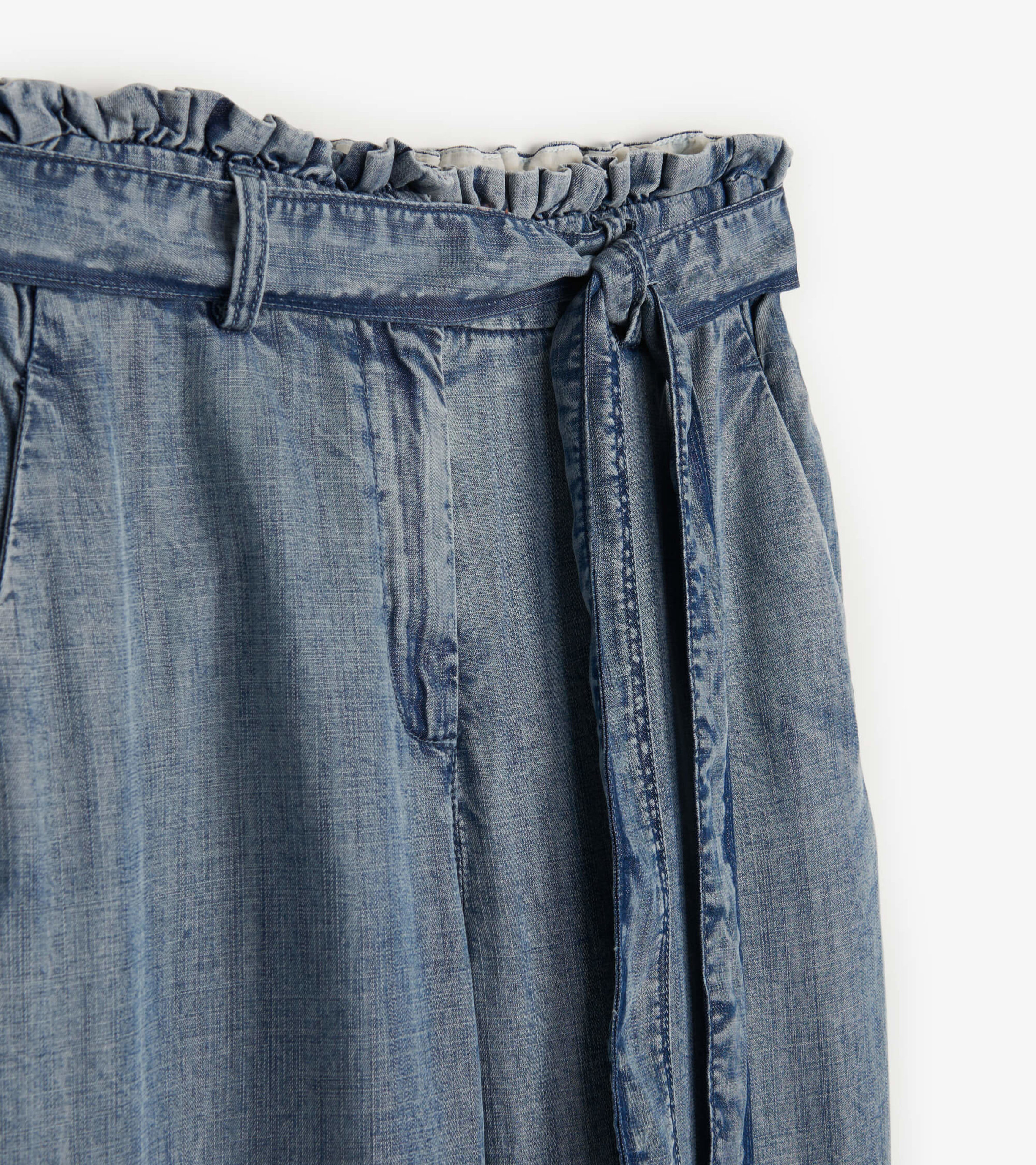 Pantalon à taille froncée – Acide bleu rincé - Hatley CA