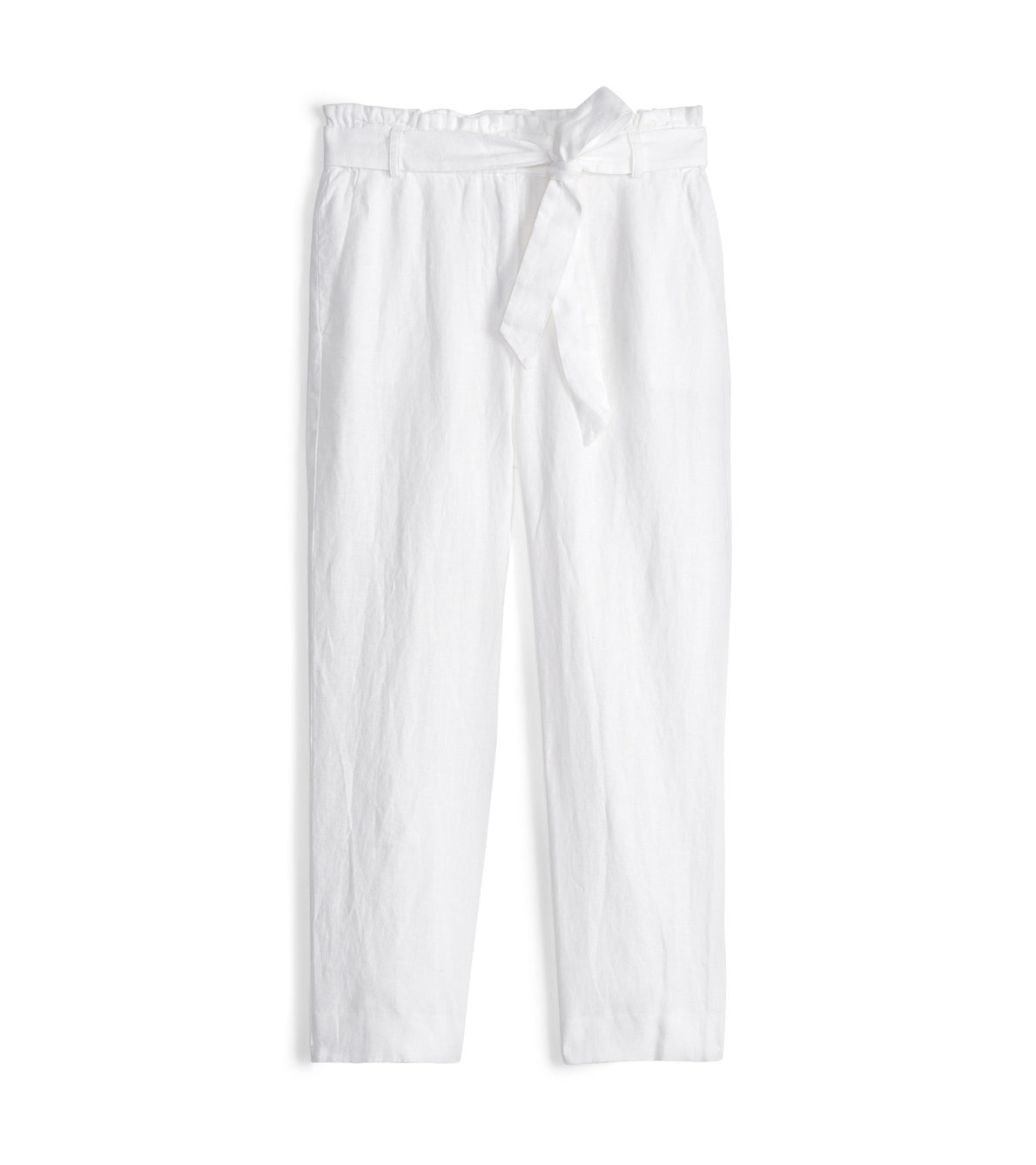 View larger image of Paper Bag Trousers - Classic White