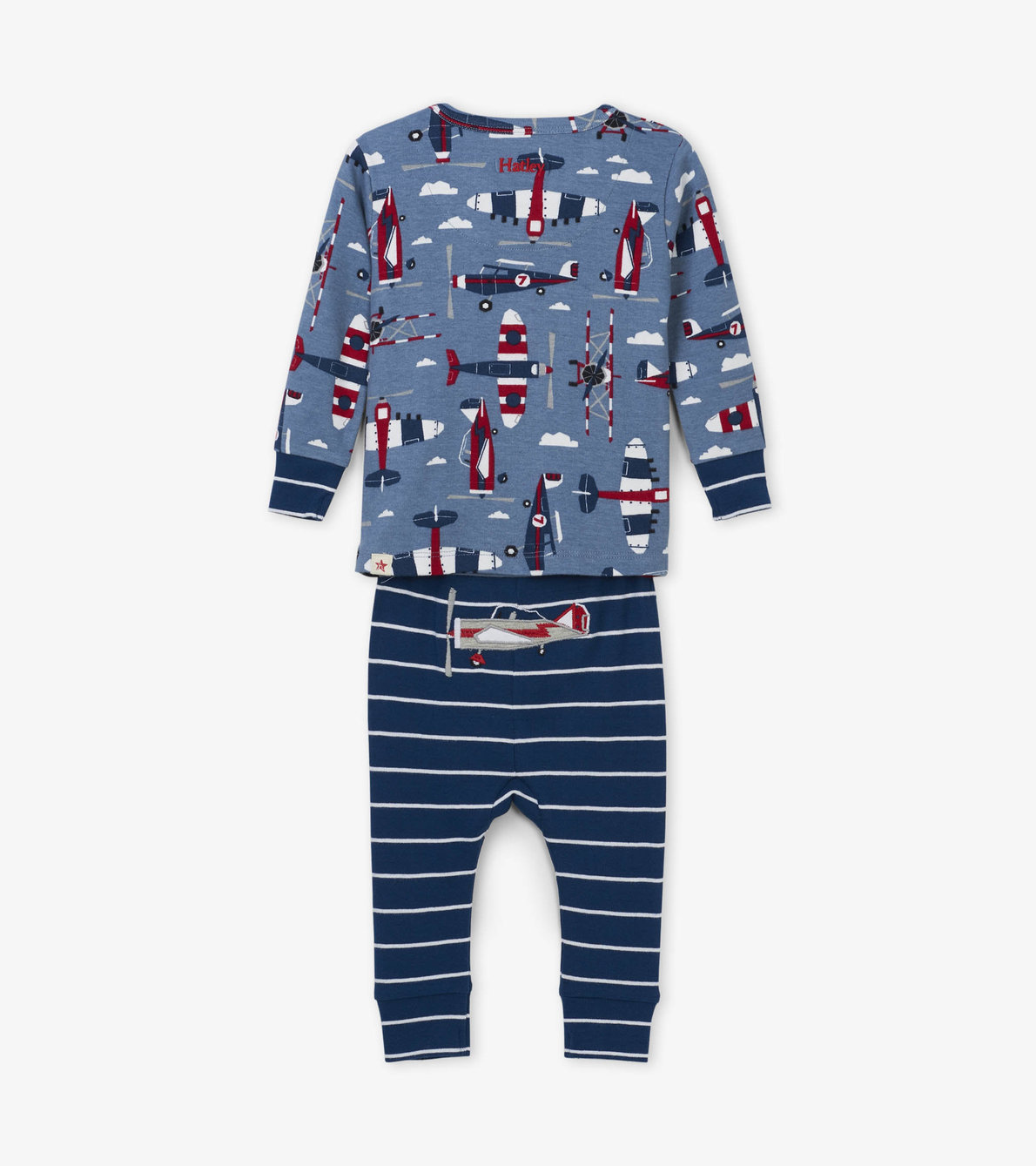 Agrandir l'image de Pyjama en coton bio pour bébé – Avions de papier
