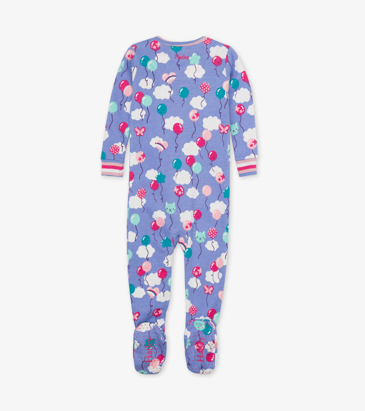 View larger image of Party Balloons Organic Cotton Footed Coverall