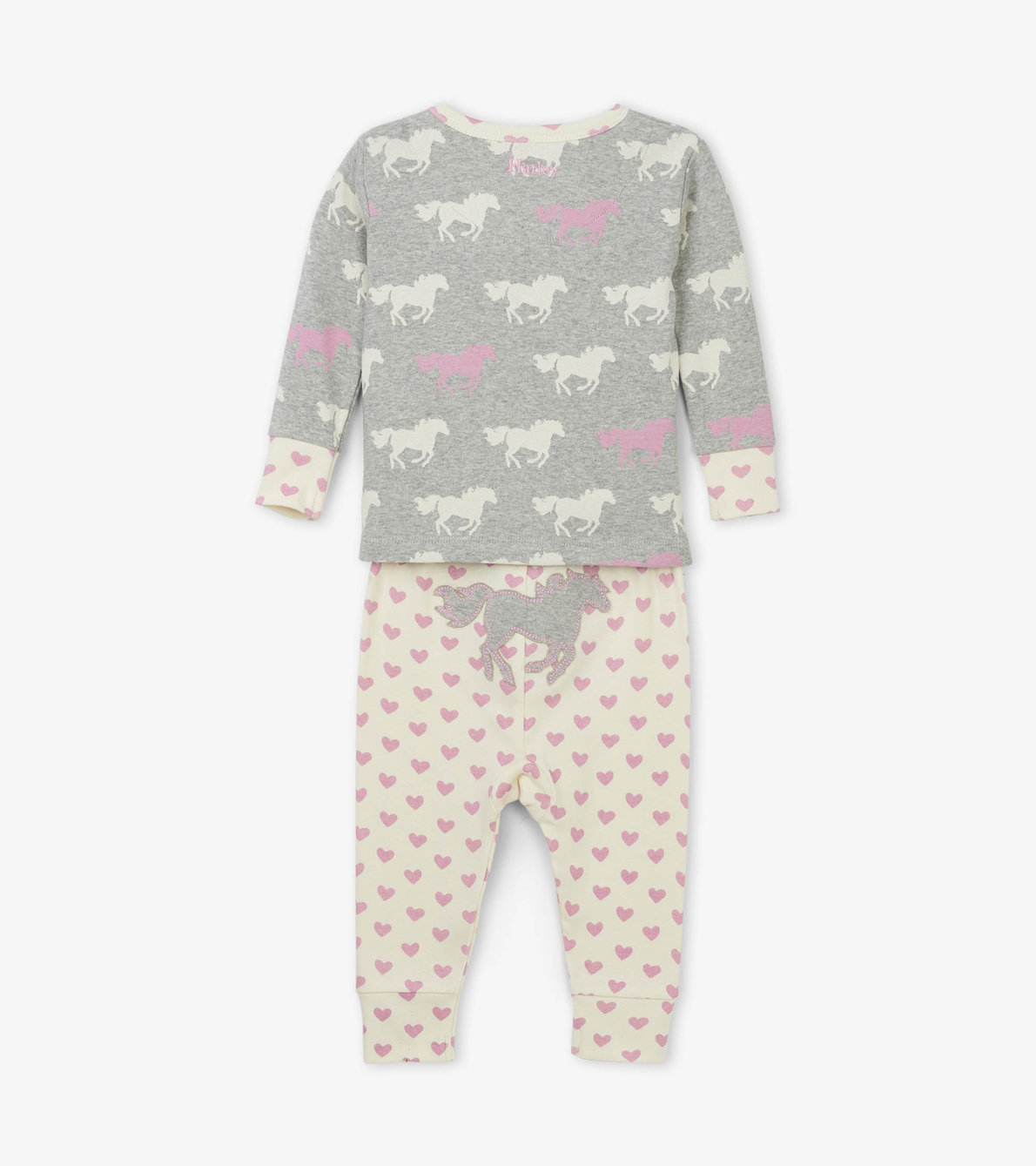 View larger image of Pasture Horses Baby Pajama Set