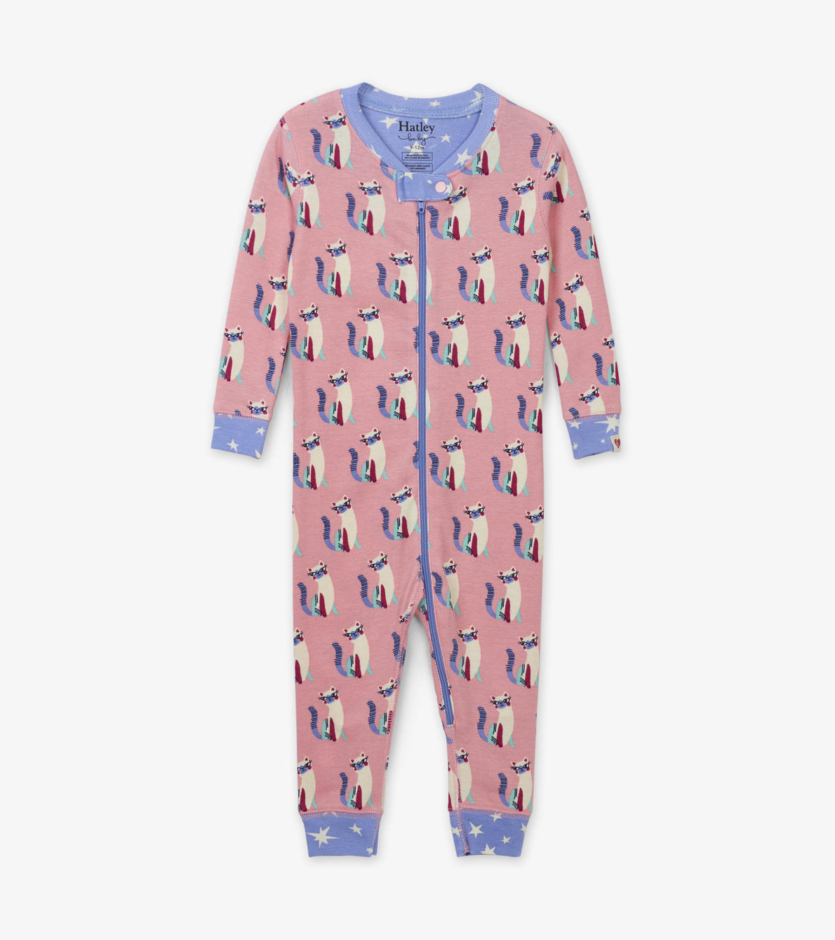 View larger image of Patchwork Kitty Organic Cotton Coverall