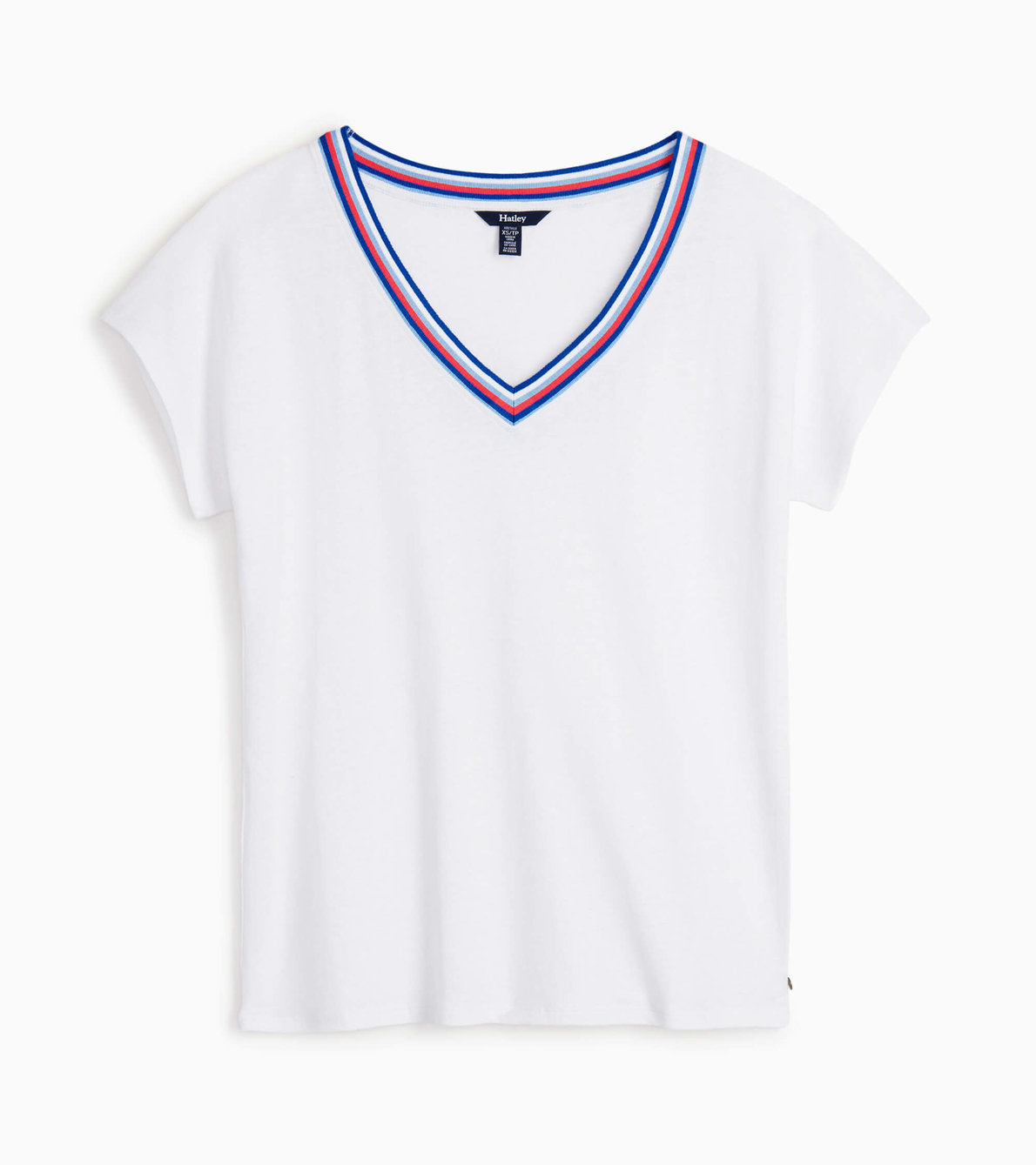 View larger image of Paxton V-Neck Tee - White