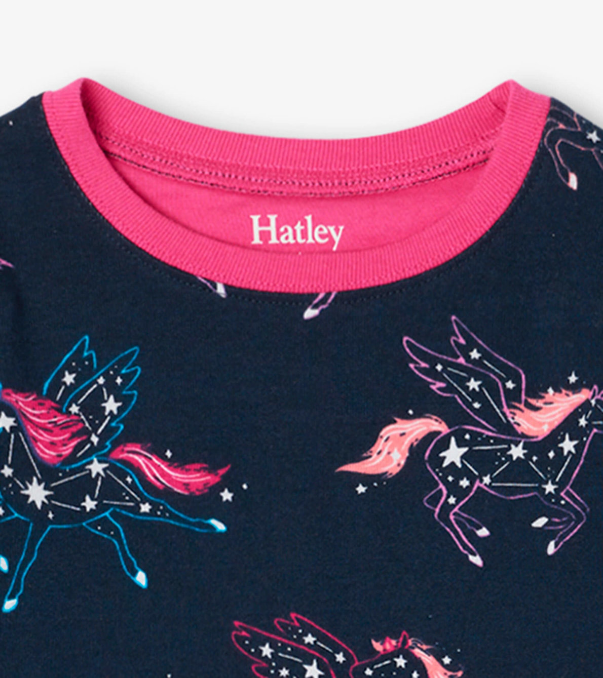 Agrandir l'image de Pyjama en coton biologique avec haut à manches raglan pour enfant – Constellations de pégases