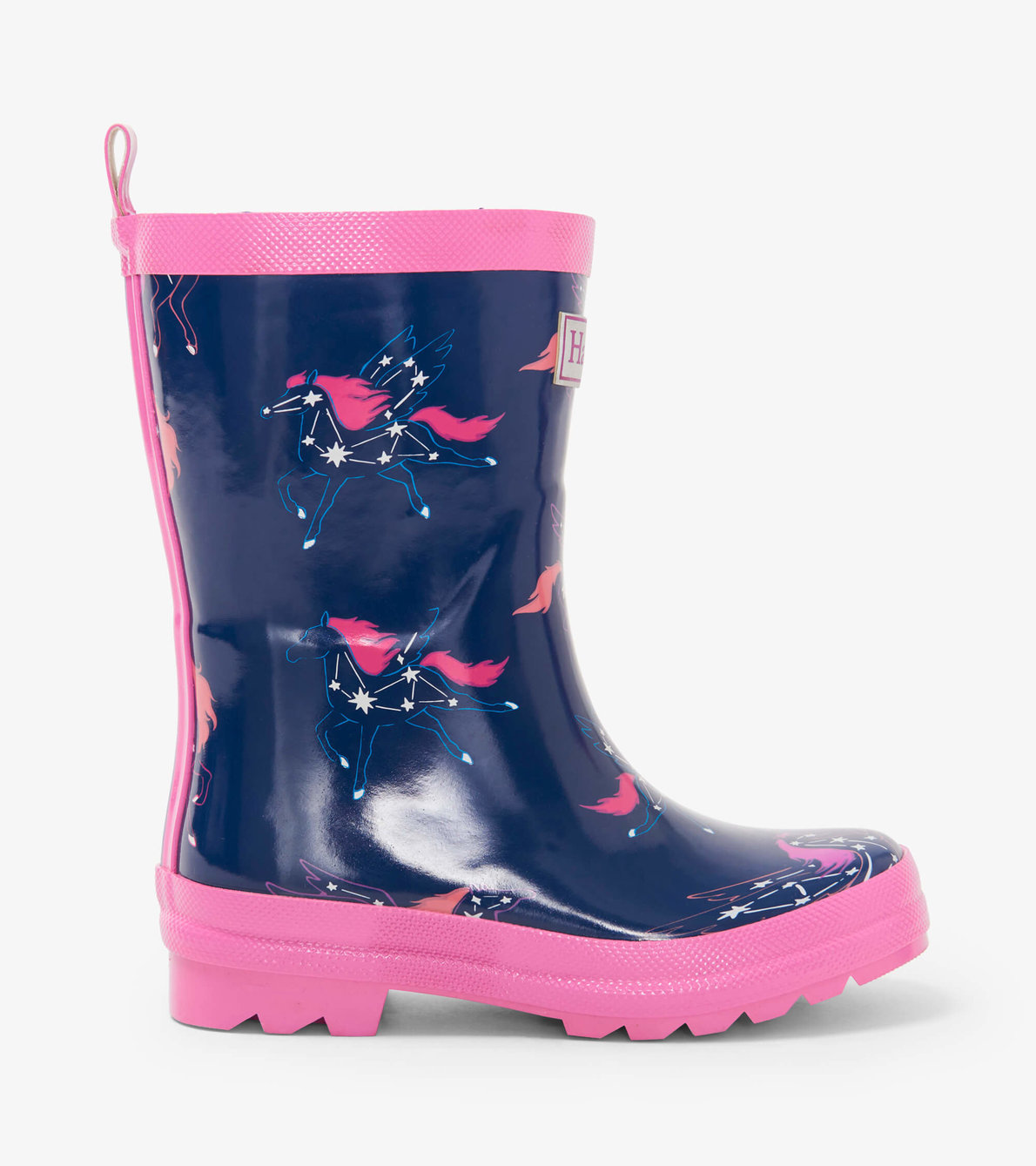 View larger image of Unicorn Constellations Shiny Kids Rain Boots