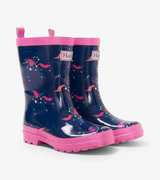 Unicorn Constellations Shiny Kids Rain Boots