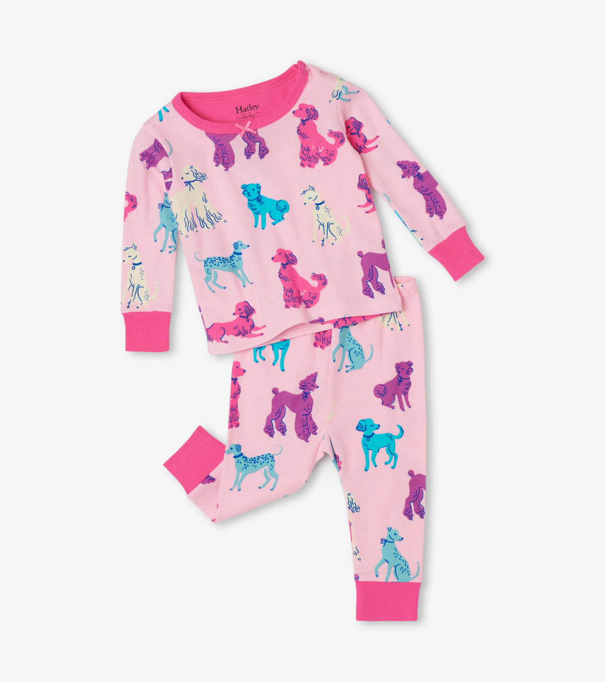Agrandir l'image de Pyjama en coton biologique pour bébé – Chiots superbes