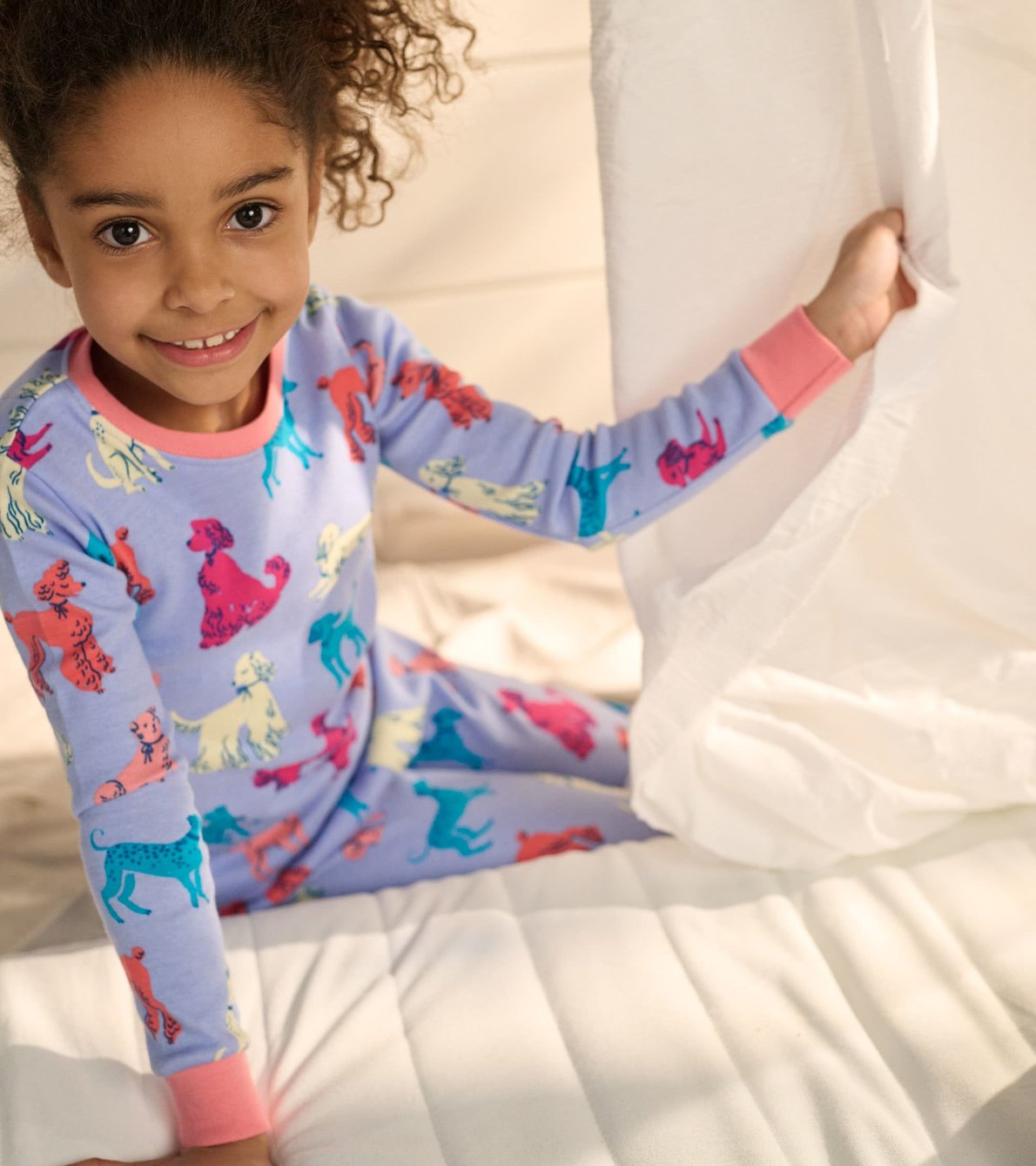 Agrandir l'image de Pyjama en coton biologique – Chiots superbes