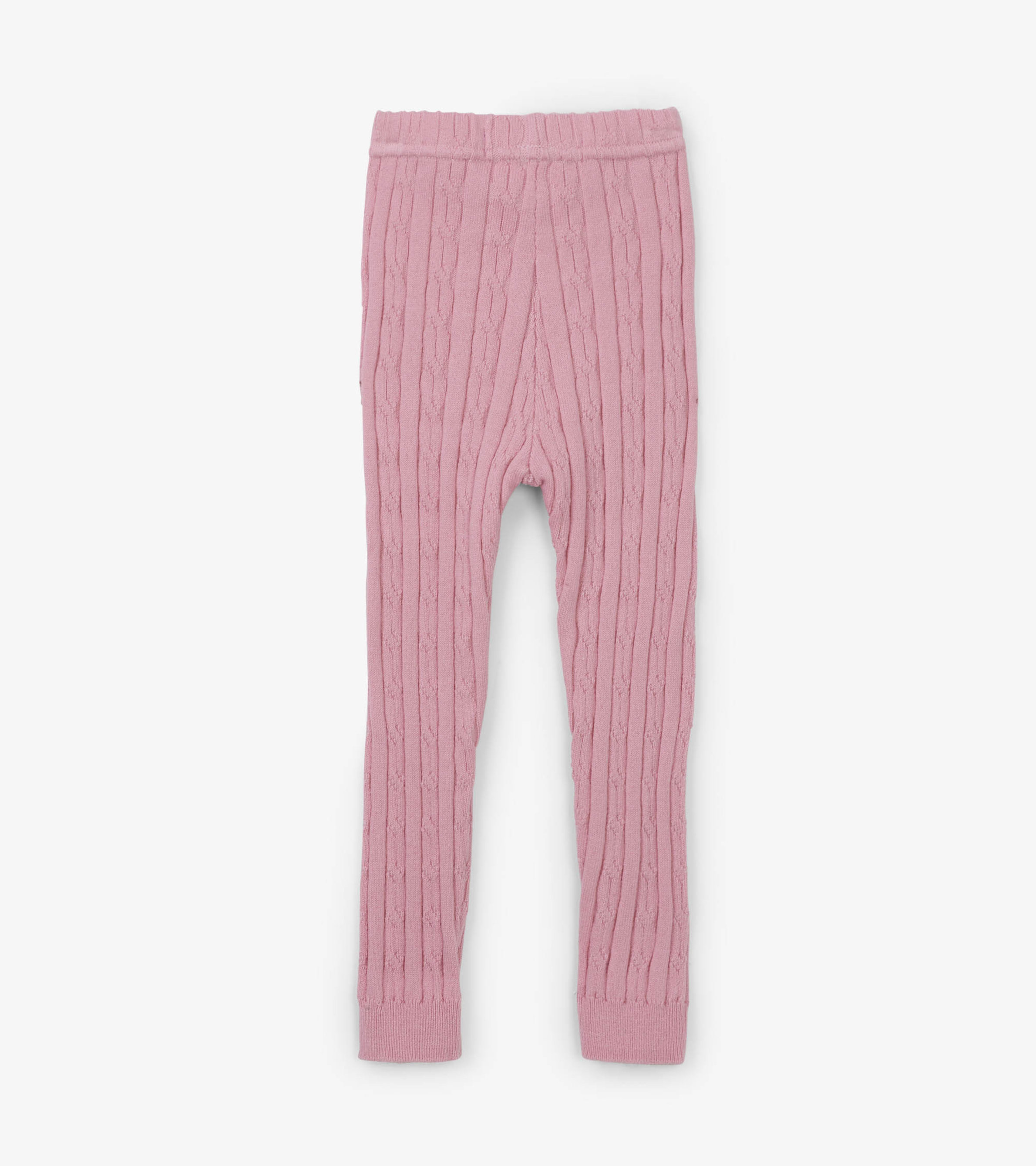 Pink Cable Knit Baby Tights - Hatley US