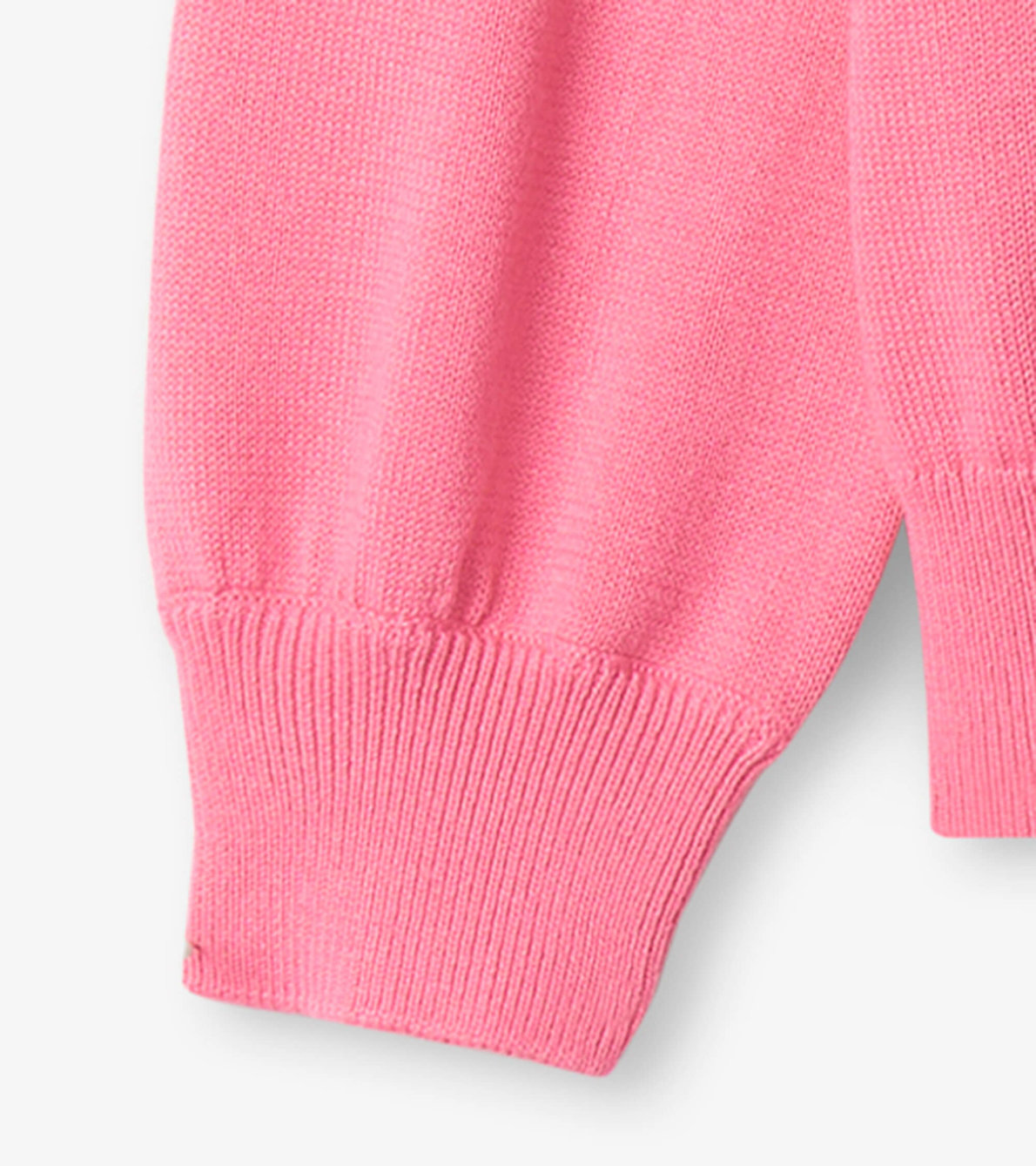 View larger image of Girls Pink Rainbow Ruffle Sweater