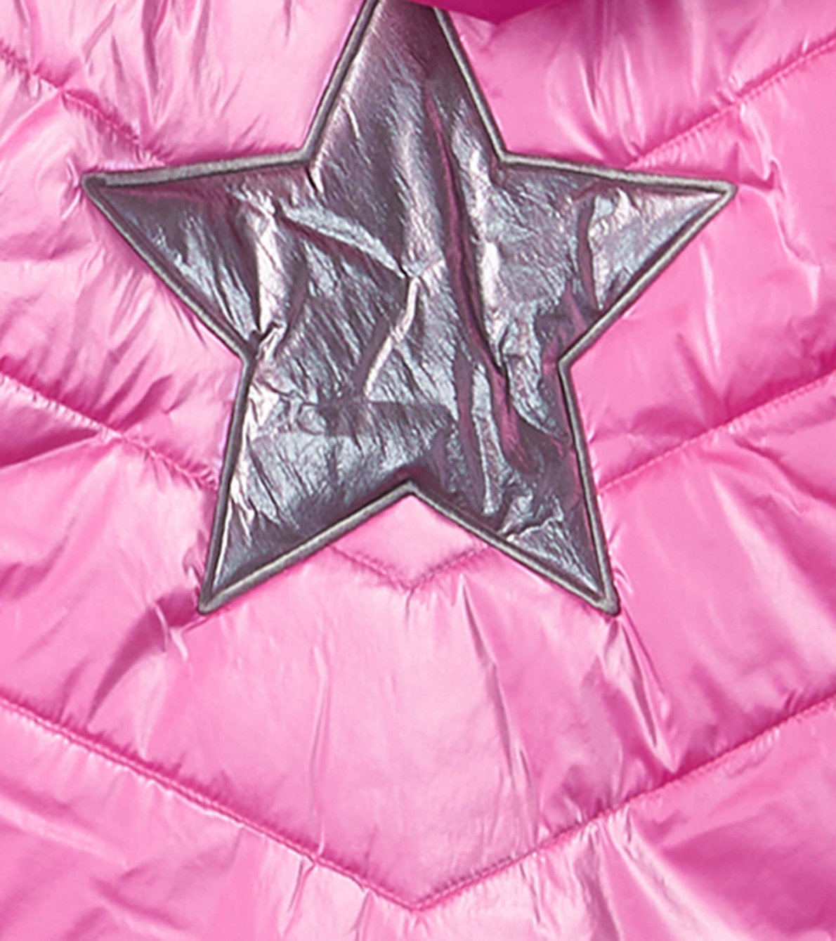 Agrandir l'image de Manteau matelassé pour enfant – Étoile rose