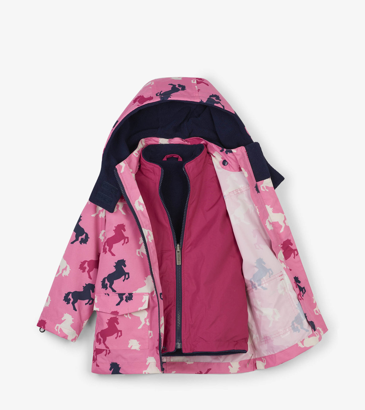 View larger image of Playful Horses 4-in-1 Winter Jacket
