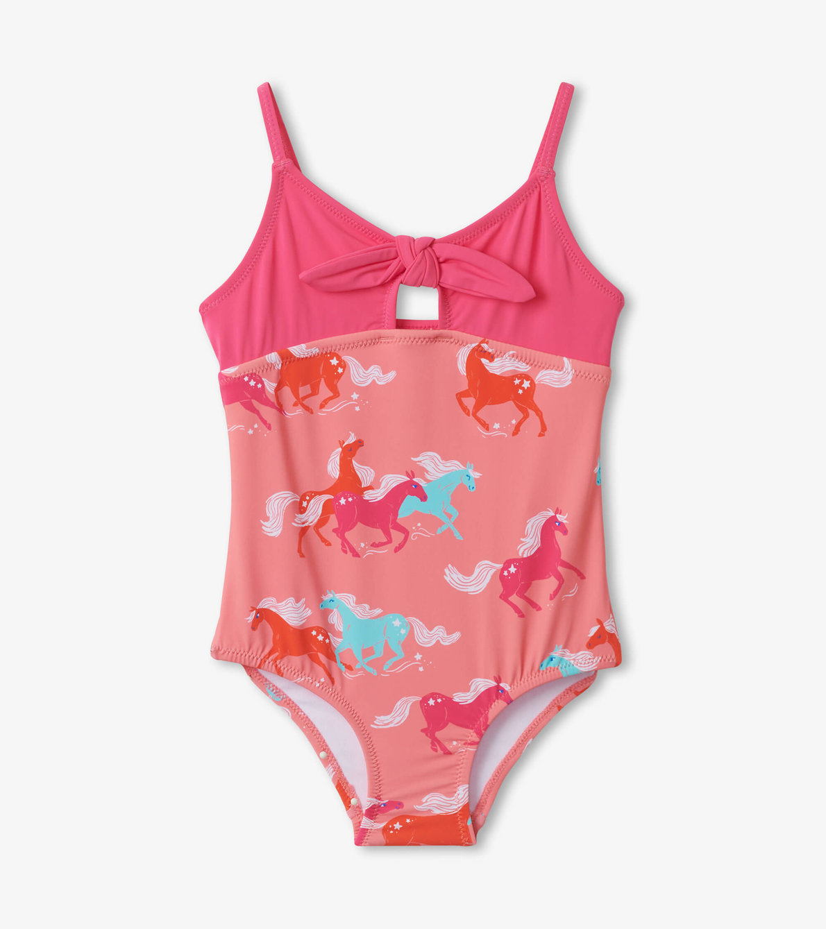 View larger image of Playful Horses Tie Front Swimsuit