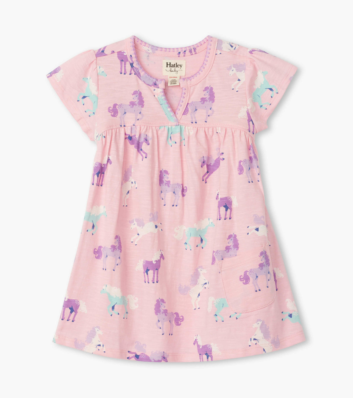 View larger image of Playful Ponies Baby Puff Dress