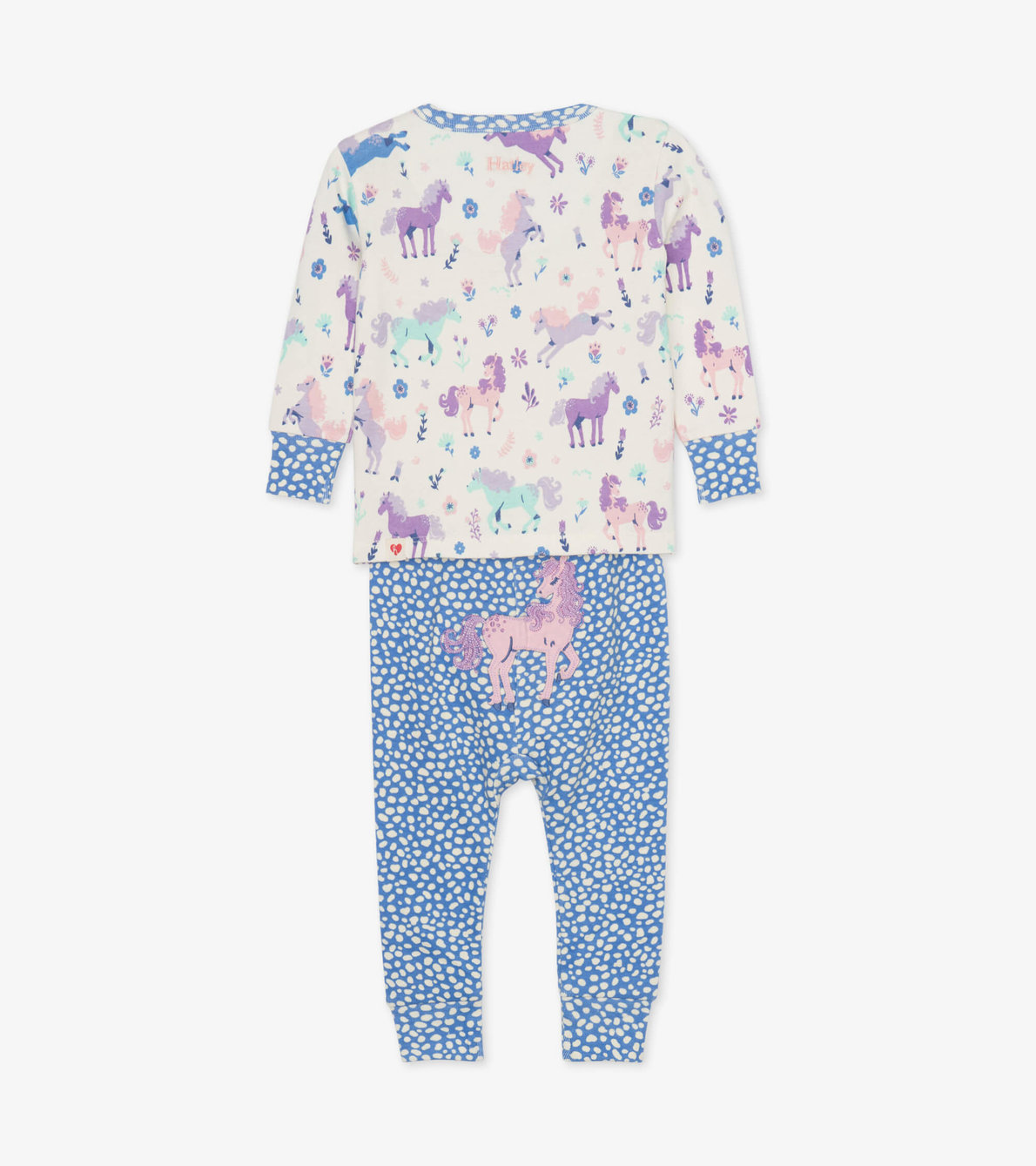 Agrandir l'image de Pyjama en coton biologique pour bébé – Pouliches enjouées