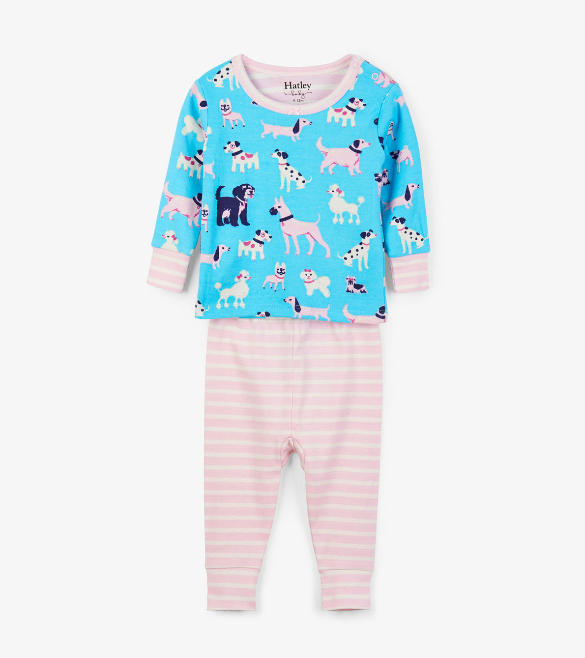 View larger image of Playful Pooches Organic Cotton Baby Pajama Set