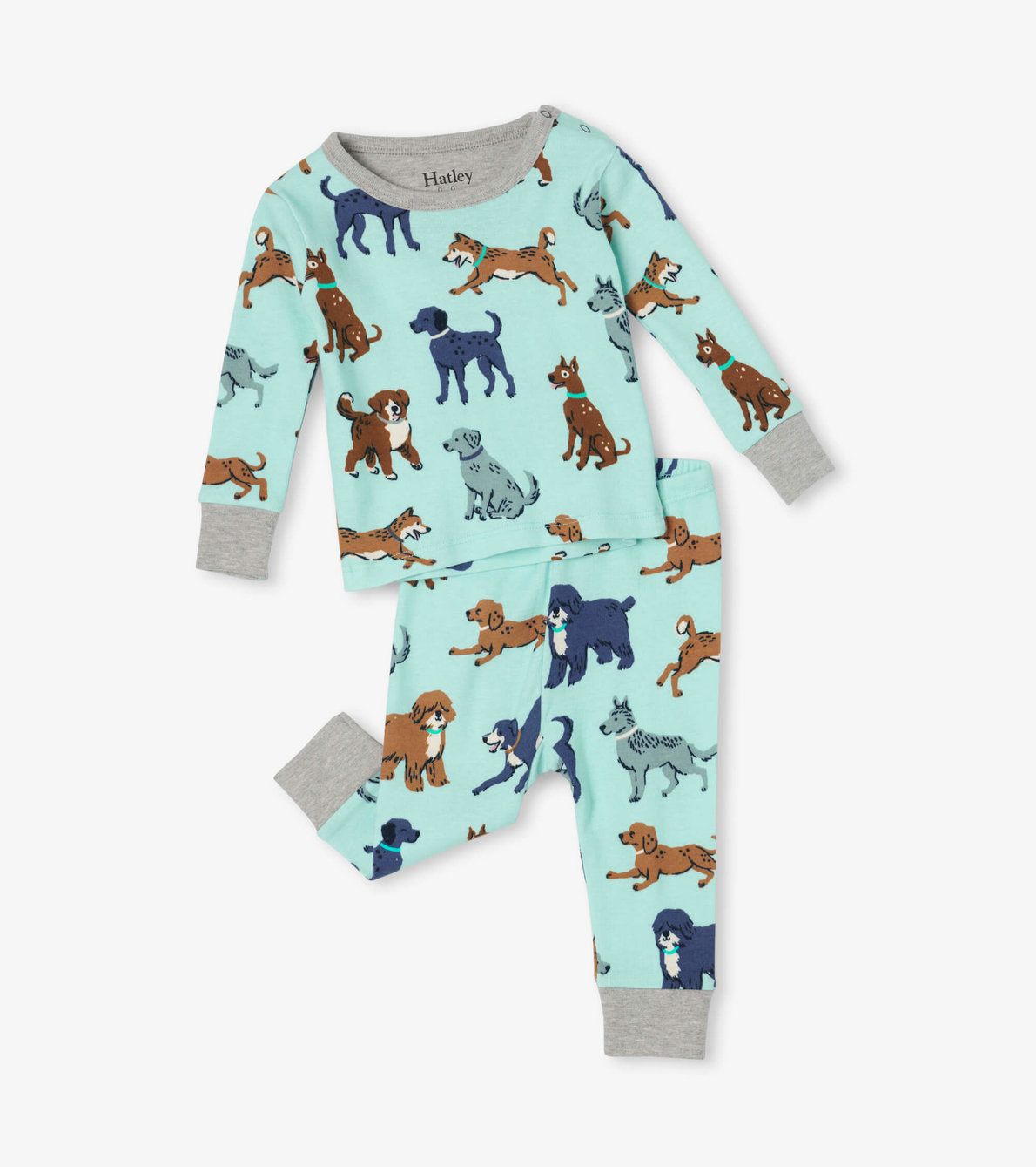View larger image of Playful Puppies Organic Cotton Baby Pajama Set