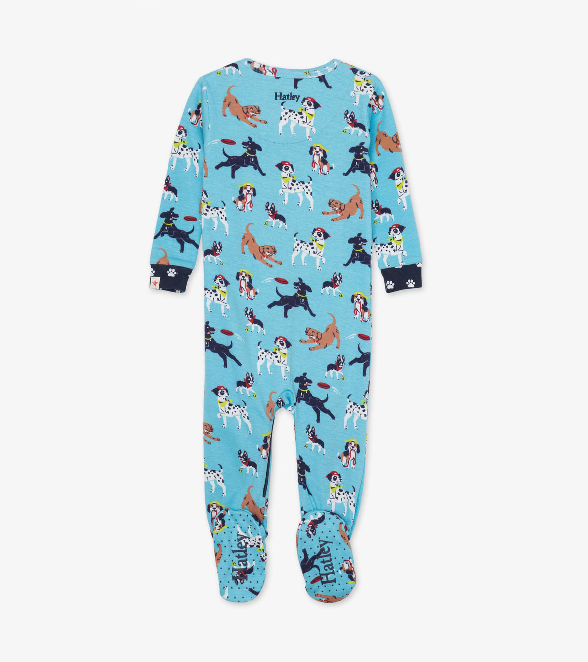View larger image of Playful Pups Organic Cotton Footed Coverall