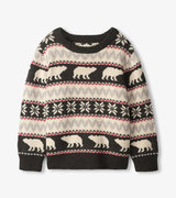 Polar Bear Fair Isle Crew Neck Sweater